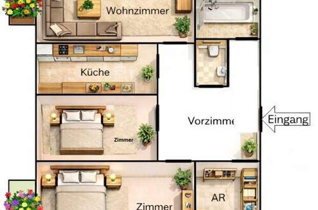 Wohnung mit Balkon kaufen in 1110 Wien (Bild 2)