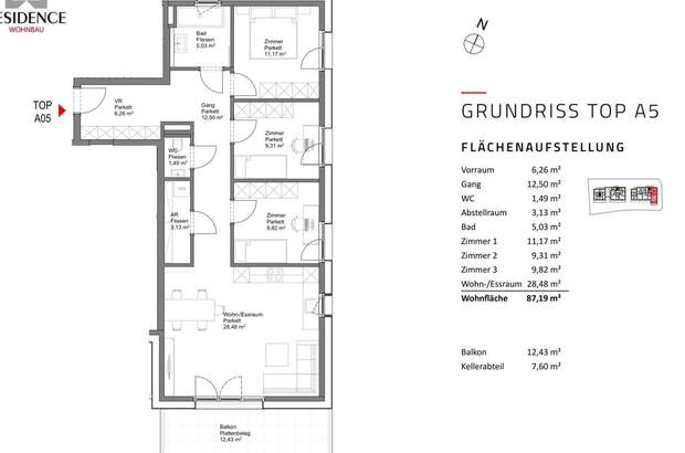 Wohnung mit Balkon kaufen in 5202 Neumarkt (Bild 4)