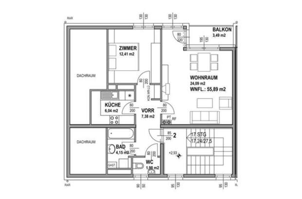 Terrassenwohnung mieten in 2123 Wolfpassing