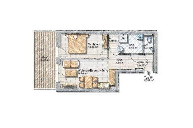 Terrassenwohnung kaufen in 8041 Graz (Bild 5)