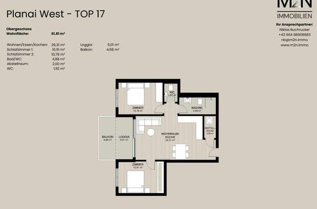 Wohnung mit Balkon kaufen in 8970 Schladming (Bild 5)