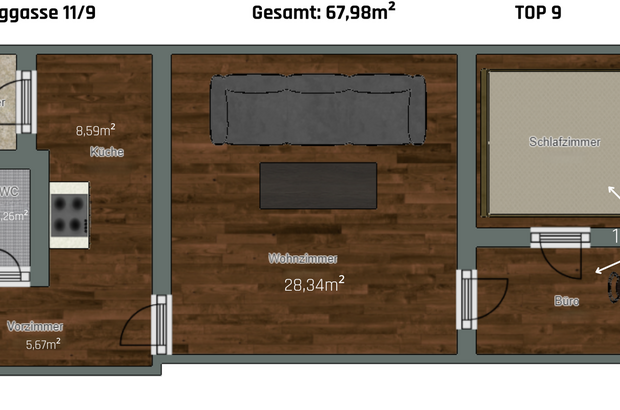 Wohnung mieten in 1100 Wien (Bild 2)