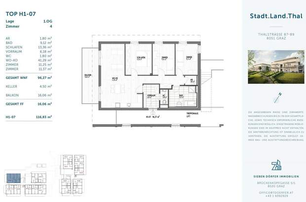Wohnung mit Balkon kaufen in 8051 Graz (Bild 2)