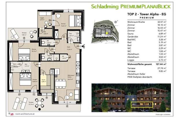 Terrassenwohnung kaufen in 8970 Schladming (Bild 4)