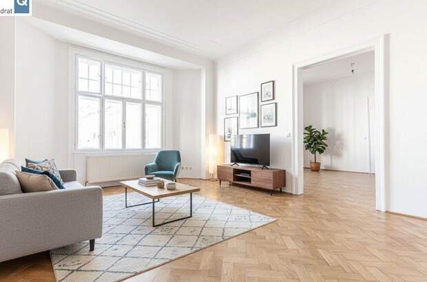 Altbauwohnung mit Balkon mieten in 1030 Wien (Bild 4)
