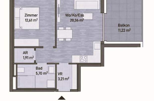 Wohnung mit Balkon kaufen in 8020 Graz Gries