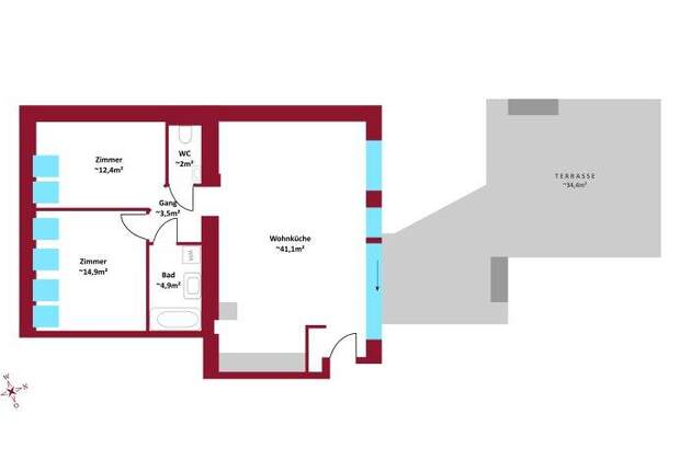 Terrassenwohnung kaufen in 1100 Wien