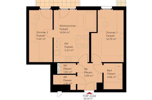 Terrassenwohnung mieten in 1220 Wien