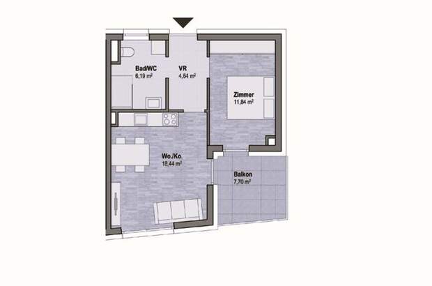 Wohnung mit Balkon kaufen in 8010 Graz Geidorf