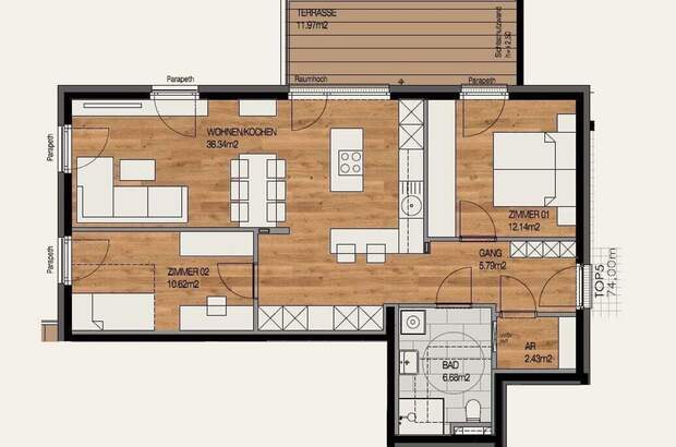 Wohnung kaufen in 6161 Natters (Bild 5)