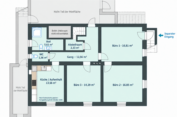 Gewerbeobjekt mieten in 2500 Baden (Bild 2)