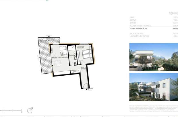 Wohnung mit Balkon kaufen in 6401 Inzing (Bild 2)