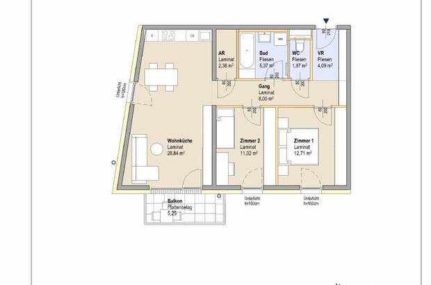 Wohnung mit Balkon mieten in 3441 Judenau (Bild 3)
