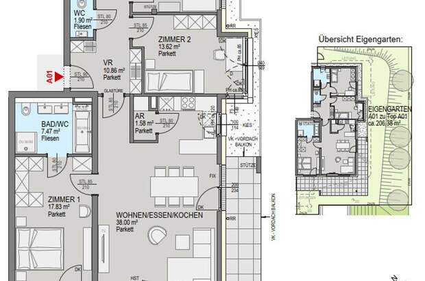 Wohnung mit Balkon kaufen in 8042 Graz (Bild 5)