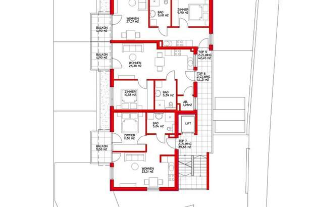 Wohnung mit Balkon kaufen in 6020 Innsbruck (Bild 4)