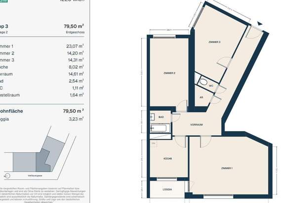 Wohnung mieten in 1220 Wien (Bild 2)