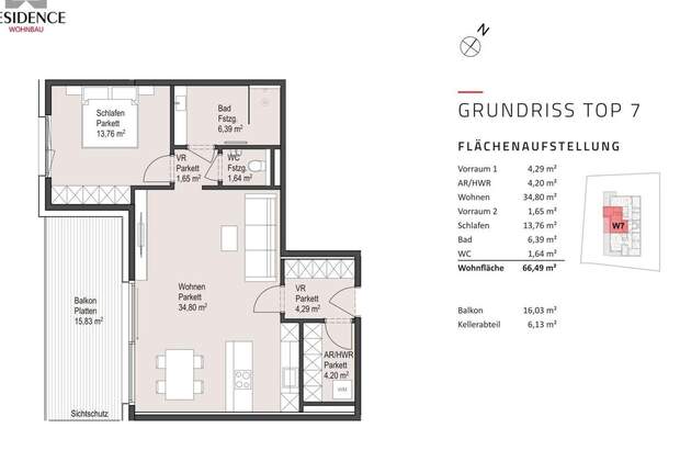 Wohnung mit Balkon kaufen in 5020 Salzburg (Bild 3)