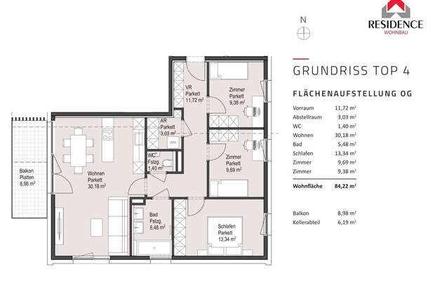 Wohnung mit Balkon kaufen in 5020 Salzburg (Bild 5)