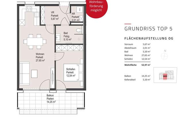 Wohnung mit Balkon kaufen in 5020 Salzburg (Bild 4)