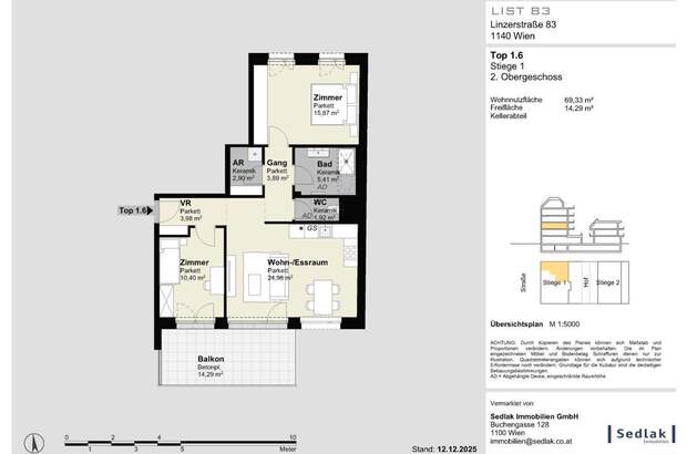Terrassenwohnung kaufen in 1140 Wien (Bild 3)