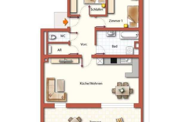 Terrassenwohnung kaufen in 2524 Teesdorf (Bild 3)
