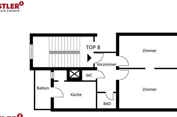 Altbauwohnung mit Balkon kaufen in 4020 Linz (Bild 3)