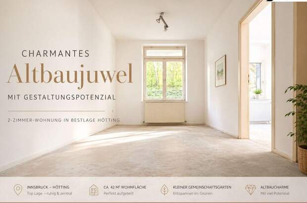 Altbauwohnung kaufen in 6020 Hötting