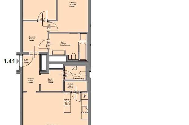 Terrassenwohnung mieten in 3100 St. Pölten (Bild 2)