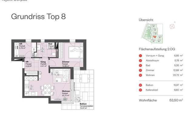Wohnung mit Balkon kaufen in 5082 Grödig (Bild 2)