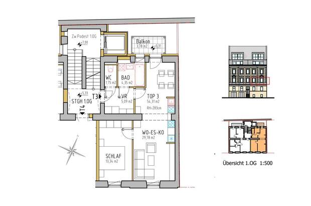Terrassenwohnung kaufen in 4020 Linz (Bild 2)