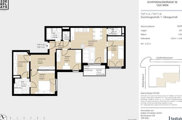 Wohnung mit Balkon kaufen in 1220 Wien (Bild 2)