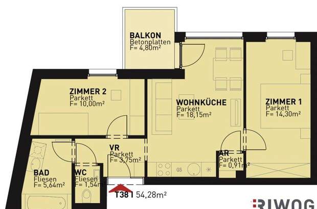Terrassenwohnung kaufen in 1210 Wien (Bild 1)