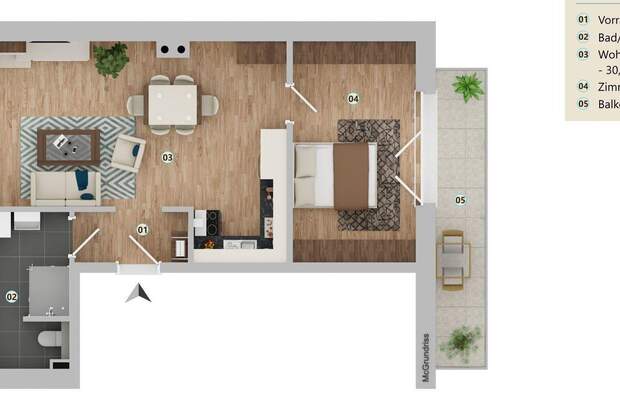 Wohnung mieten in 4600 Wels (Bild 1)