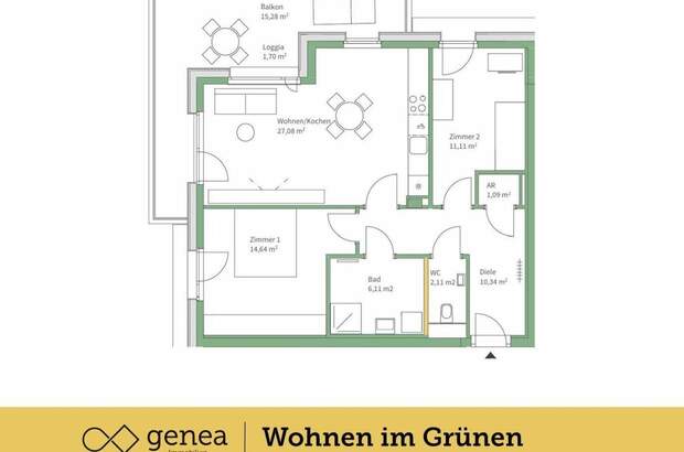Wohnung mit Balkon kaufen in 8010 Graz (Bild 3)