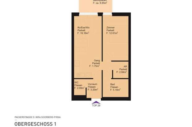 Terrassenwohnung mieten in 8054 Pirka (Bild 1)