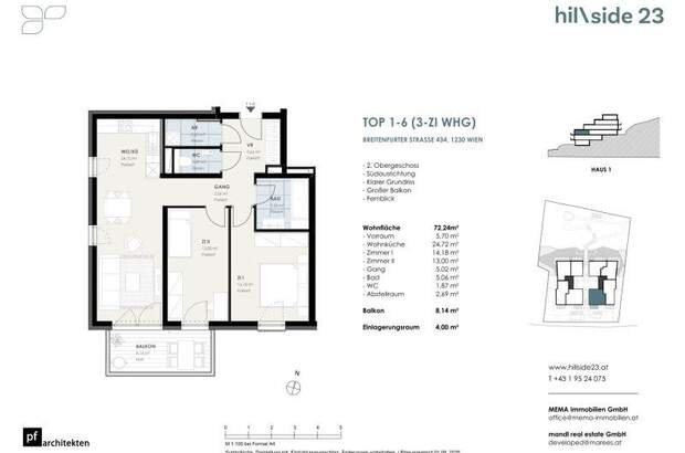 Terrassenwohnung kaufen in 1230 Wien (Bild 1)