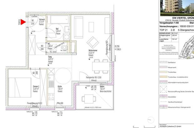 Terrassenwohnung mieten in 2700 Wr. Neustadt (Bild 1)