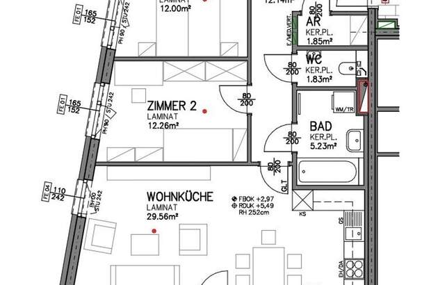 Wohnung mit Balkon mieten in 7000 Eisenstadt (Bild 2)