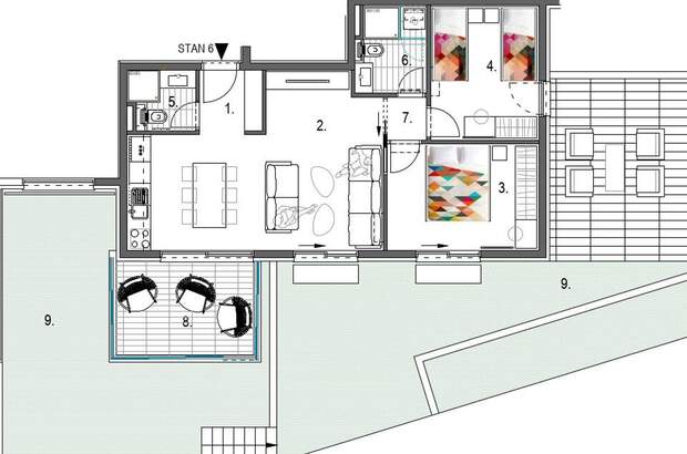 Wohnung mit Balkon kaufen in 22202 Primošten (Bild 5)