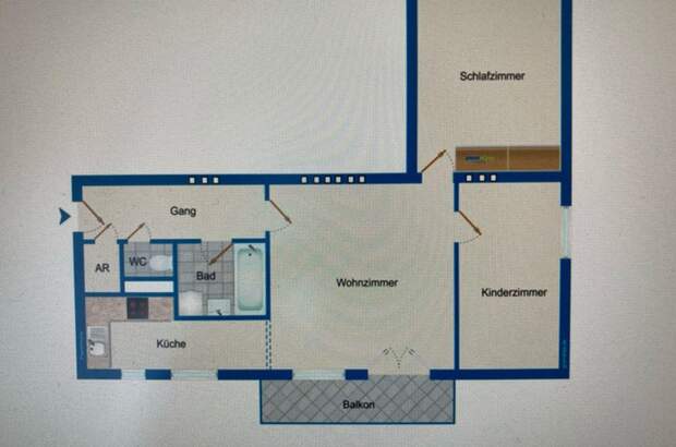 Wohnung mit Balkon mieten in 1140 Wien (Bild 1)