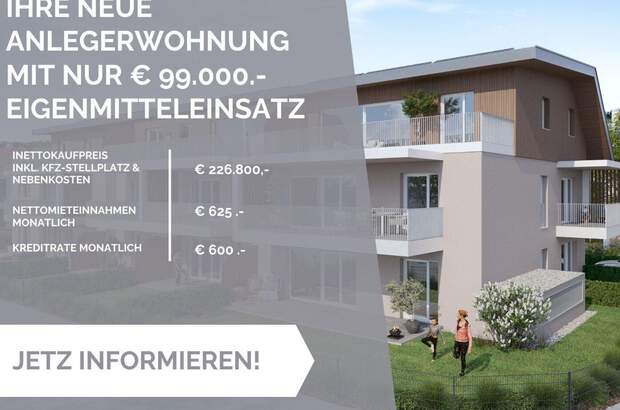 Wohnung mit Balkon kaufen in 5110 Oberndorf (Bild 1)