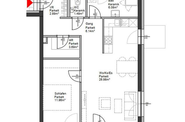 Wohnung mit Balkon mieten in 8053 Graz (Bild 2)