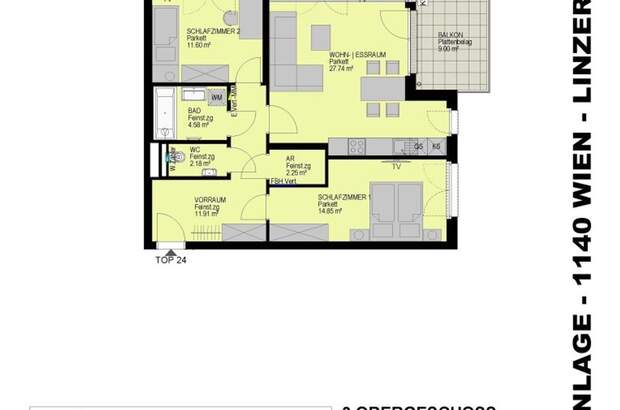Wohnung mit Balkon kaufen in 1140 Wien (Bild 2)