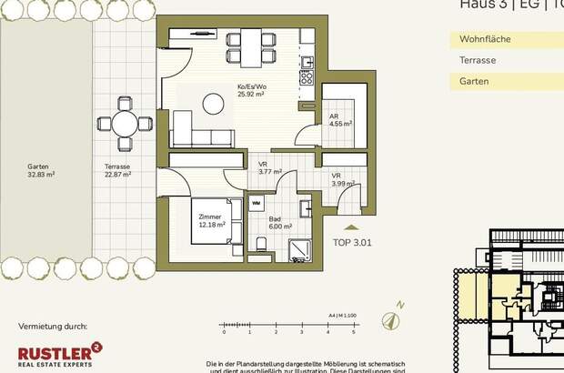 Wohnung mieten in 8054 Graz (Bild 1)