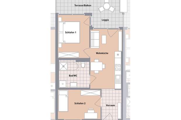 Wohnung mit Balkon kaufen in 8055 Graz (Bild 3)