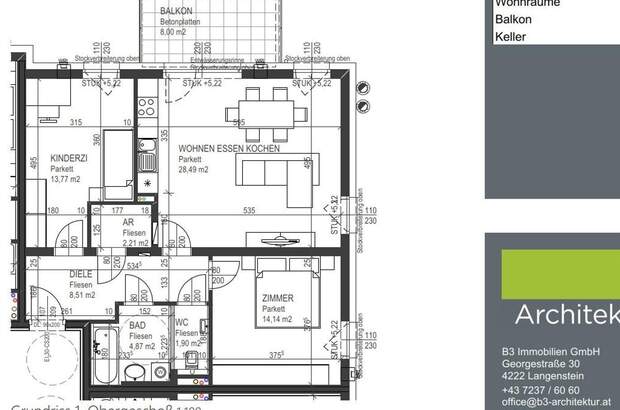 Wohnung mit Balkon mieten in 4232 Hagenberg (Bild 2)