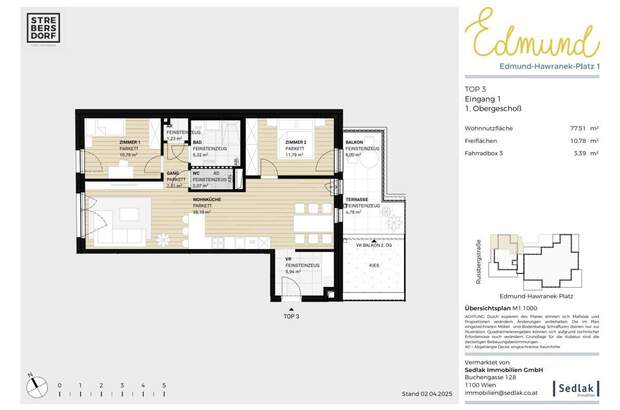 Terrassenwohnung kaufen in 1210 Wien (Bild 3)
