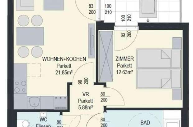 Wohnung mit Balkon mieten in 1020 Wien (Bild 3)