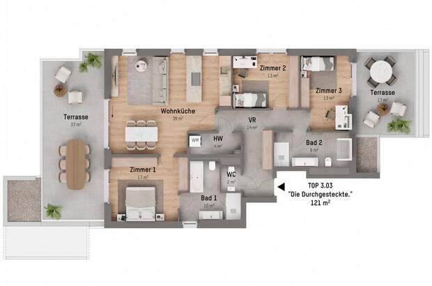 Terrassenwohnung kaufen in 1210 Wien (Bild 1)