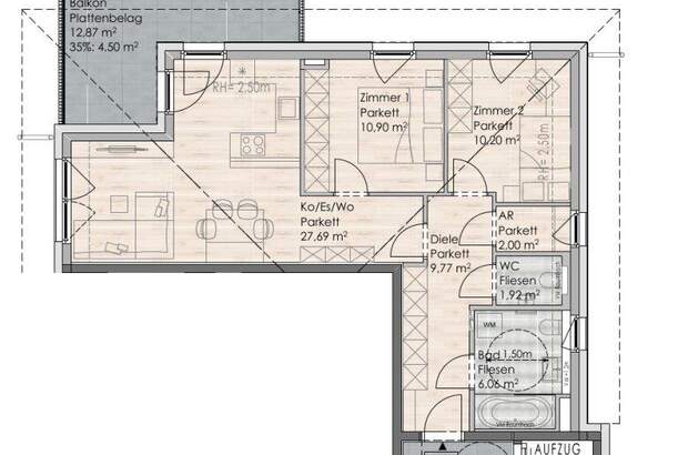 Terrassenwohnung mieten in 5230 Mattighofen (Bild 2)